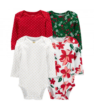 Комплект боді Carter's для дівчинки (1M093410_12M) 