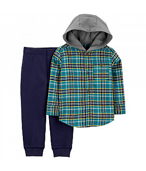 Комплект (2 шт) кофта з довгим рукавом, штани для хлопчика (2M034510_2T) 