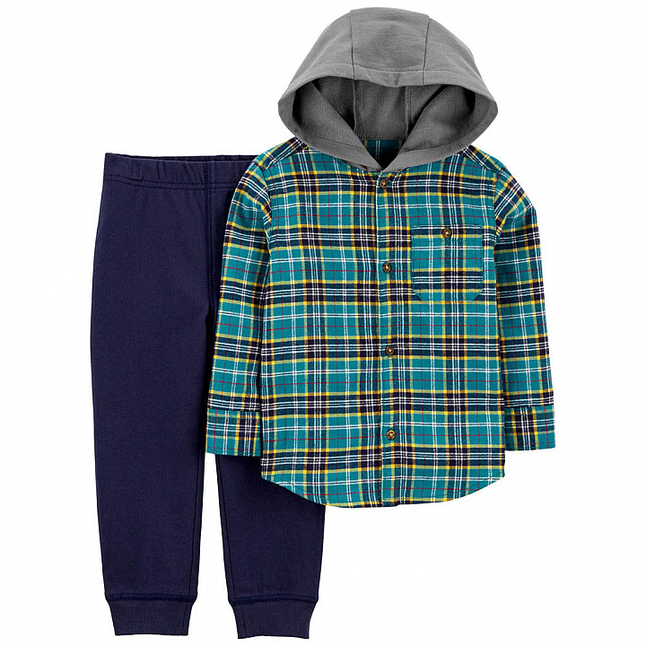 Комплект (2 шт) кофта з довгим рукавом, штани для хлопчика (2M034510_2T) 