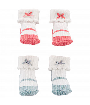Набір шкарпеток для дiвчинки Carter's 46-55 см 2 шт (1L766010_NB)