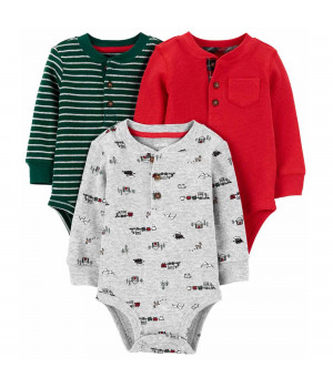 Комплект боді Carter's для хлопчика 55-61 см 3 шт (1M008110_3M)