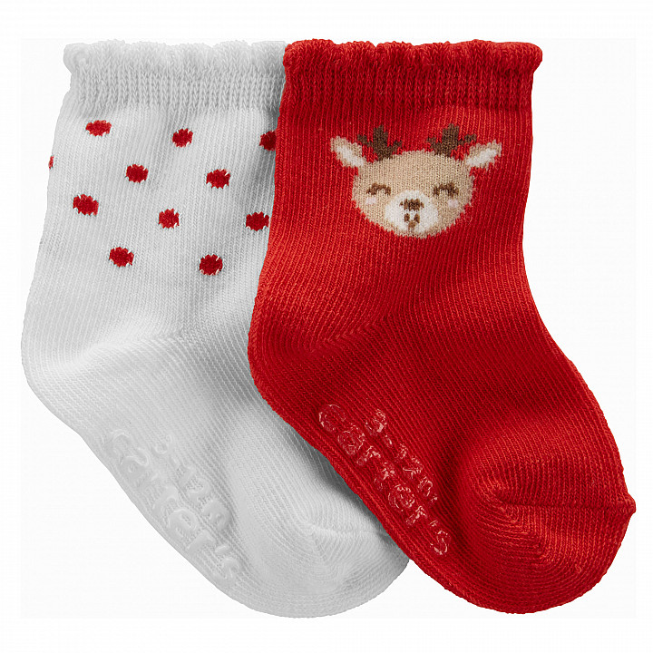 Шкарпетки Carter's для дiвчинки 46-61 см 2 шт (1M136610_0-3)