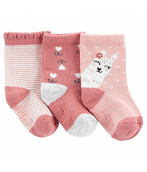 Шкарпетки Carter's для дiвчинки 55-78 см 3 шт (1M138110_3-12)