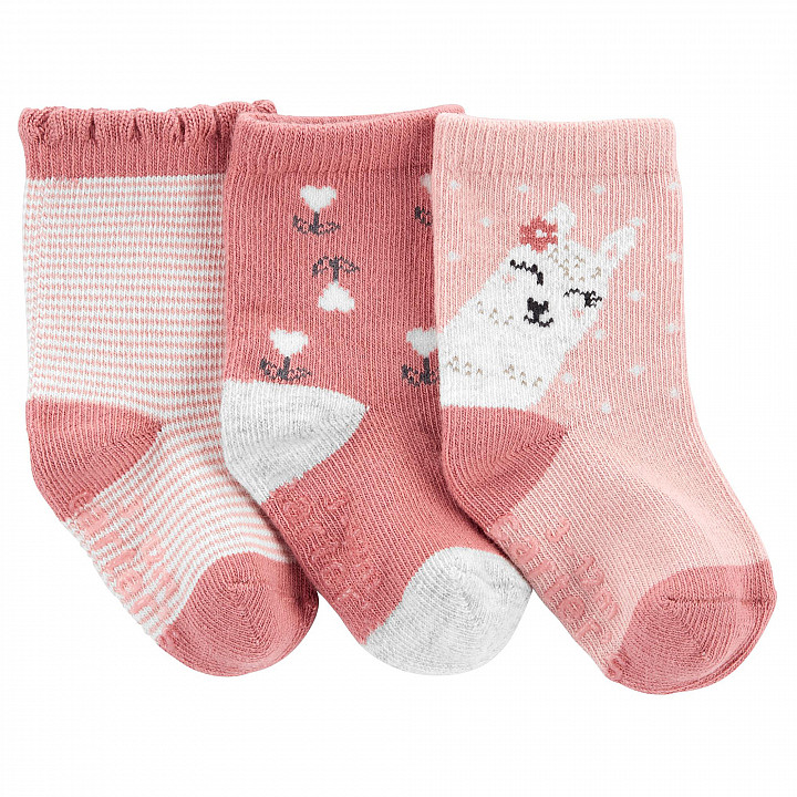 Шкарпетки Carter's для дiвчинки 55-78 см 3 шт (1M138110_3-12)