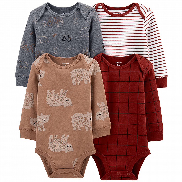 Комплект боді Carter's для хлопчика 46-55 см 4 шт (1M756310_NB)