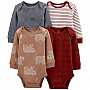 Комплект боді Carter's для хлопчика 46-55 см 4 шт (1M756310_NB)
