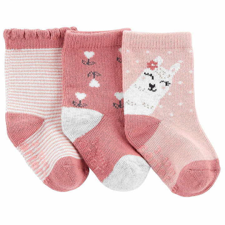 Шкарпетки Carter's для дiвчинки 88-105 см 3 шт (2M138110_2T4T)