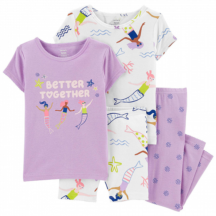 Комплект піжам Carter's для дiвчинки 88-93 см 2 шт (2M975210_2T)