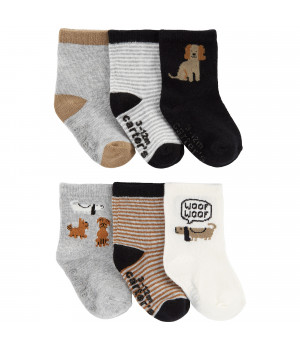 Шкарпетки Carter's для хлопчика 88-105 см 6 шт (2N110510_2T4T)