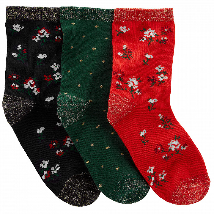 Шкарпетки Carter's для дiвчинки 101-131 см 3 шт (3M137710_4-7)
