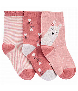 Шкарпетки Carter's для дiвчинки 101-131 см 3 шт (3M138110_4-7)