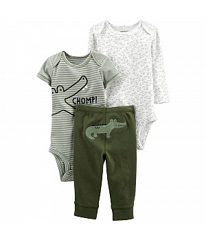Комплект 3в1 Carter's боді та лосини для хлопчика (55-61cm) (1L762310_3M)