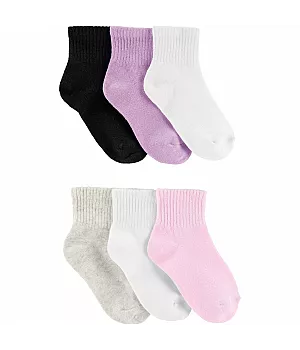 Комплект шкарпеток Carter's 6в1 для дівчинки 101-131 см (3K272010_4-7)