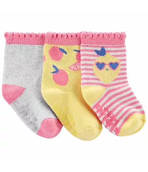 Шкарпетки Carter's для дівчинки 55-76 см 3 шт (1N110910_3-12M)