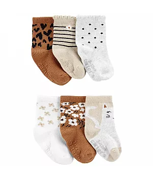 Шкарпетки Carter's для дівчинки 88-105 см 6 шт (2O059410_2T4T)