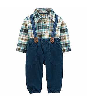 Комплект 2в1 Carter`s боді з довгим рукавом, штани для хлопчика (61-69cm) (1J176510_6M)
