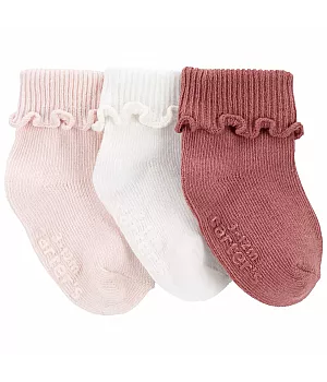 Комплект шкарпеток Carter's 3в1 для дівчинки 55-78 см (1N701710_3-12M)
