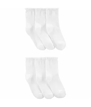 Комплект шкарпеток Carter's 6в1 для дівчинки 101-131 см (3H760610_4-7)