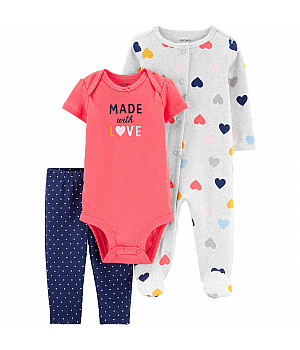 Комплект Carter's для дівчинки (1J300210_3M)