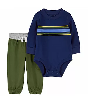 Комплект Carter's 2в1 боді штани для хлопчика 55-61 см (1Q110910_3M)