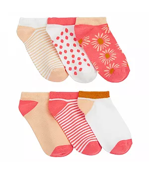 Комплект шкарпеток Carter's 6в1 для дівчинки 101-131 см (3Q425010_4-7)