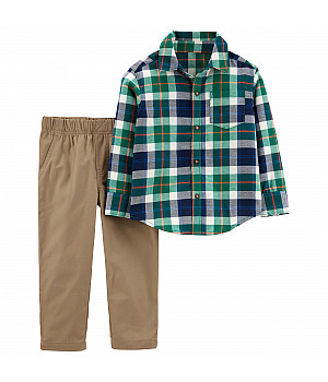 Комплект (2 шт.) Carter`s кофта з довгим рукавом, штани для хлопчика (88-93cm) (2M700910_2T) 
