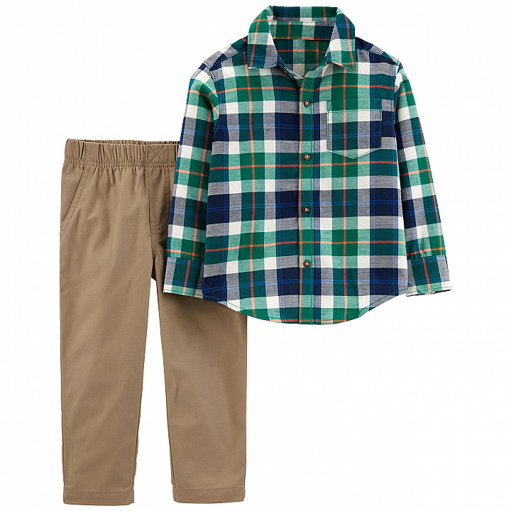 Комплект (2 шт.) Carter`s кофта з довгим рукавом, штани для хлопчика (105-112cm) (2M700910_5)