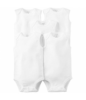 Комплект із 5 боді Carter's без рукавів унісекс 55-61 cm (1L930410_3M)