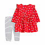 Комплект 2в1 Сукня Carter`s, лосини для дівчинки 55-61 cm (1M749110_3M)