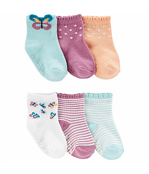 Шкарпетки Carter`s 6 шт для дівчинки 72-86 cm (1N101910_12-24)